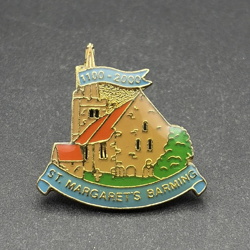 St. Margaret's Barming Church England 1100-2000‎ Lapel Hat Pin